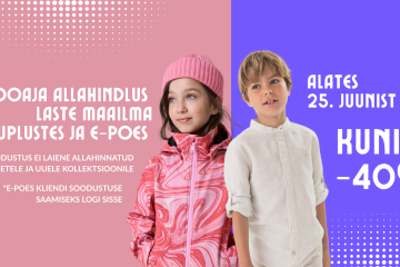 Hooaja allahindlus kauplustes ja e-poes on alanud!